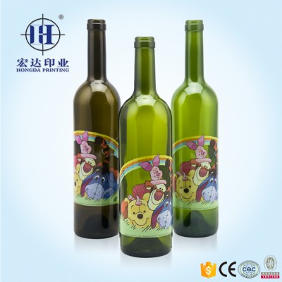 heat transfer film for glass bottle printing